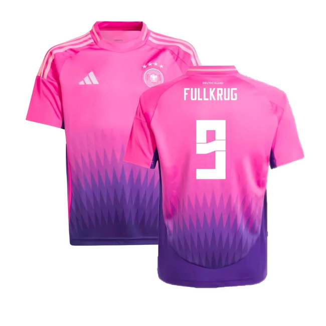 2024-2025 Germany Away Shirt (Kids) (Fullkrug 9)-SoccerKits Hub | Buy Soccer Jerseys Online